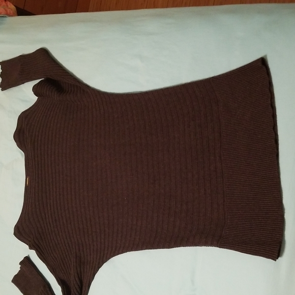 Elegant BLACK RIVET Knitted Dark Grey Dress Long Sleeves w Sequins Women Size S - Picture 16 of 16